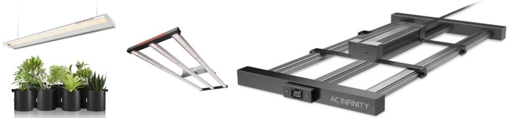 Grow Light For 2X4 Tent combined image