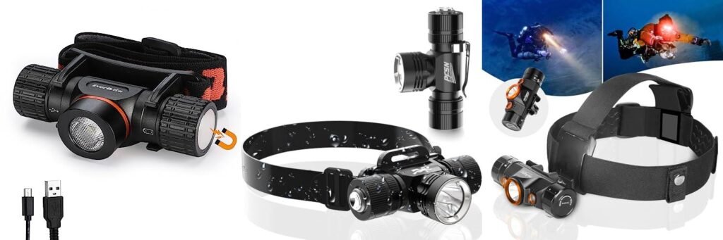 Headlamp For Caving combined image