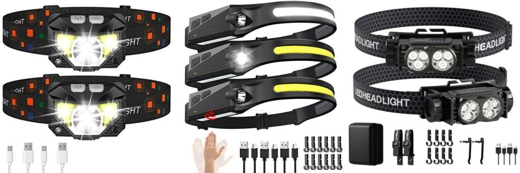 Headlamp For Hard Hat combined image