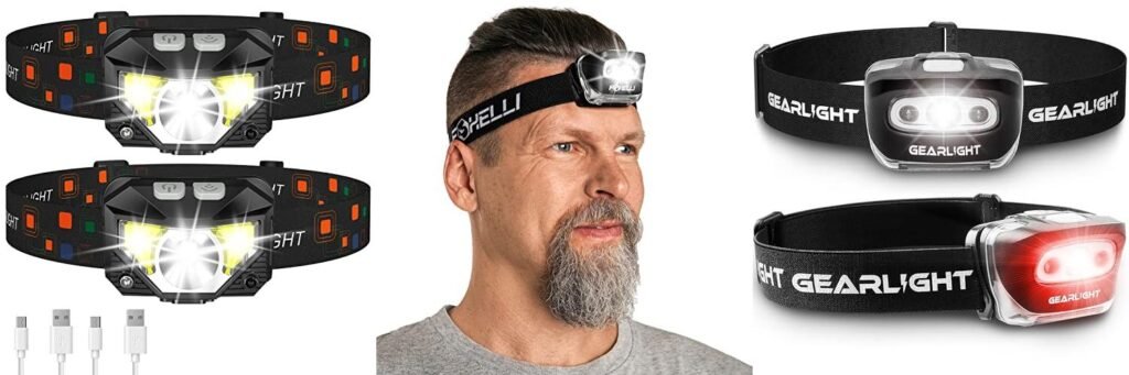 Headlamp For Runners combined image