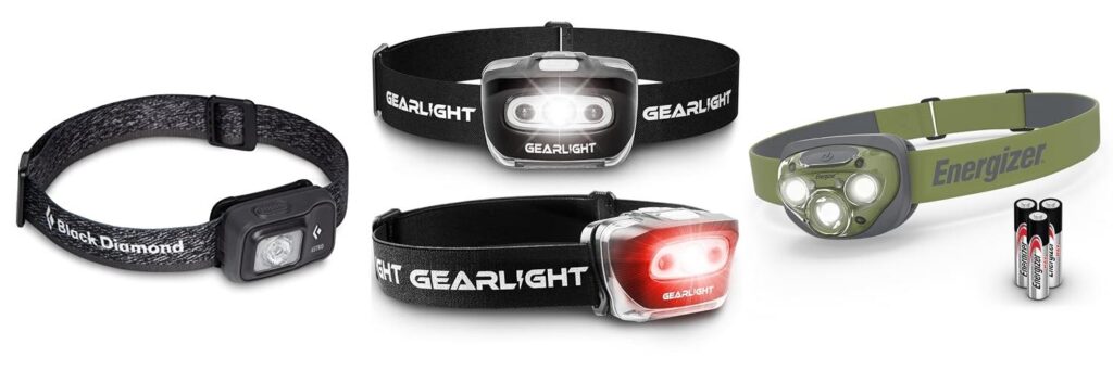 Headlamp For Trail Running combined image