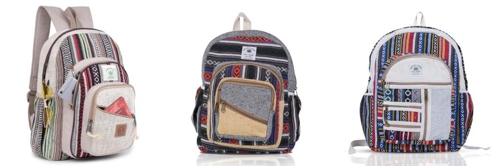 Hemp Backpack combined image
