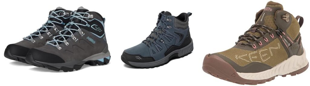 Hiking Boots For Bunions combined image