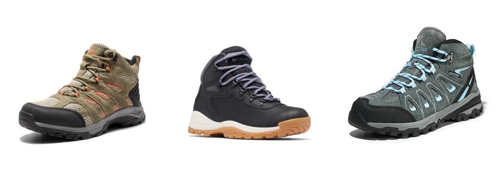 Hiking Boots For Flat Feet Womens combined image