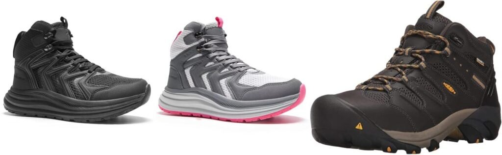 Hiking Boots For Hammer Toes combined image