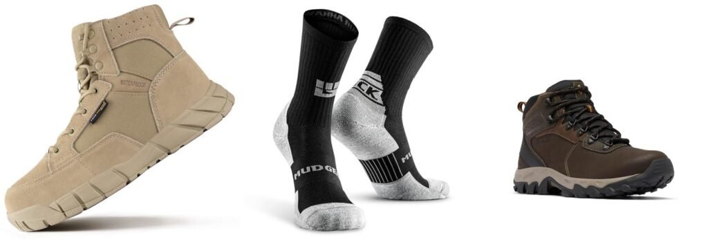 Hiking Boots For Rucking combined image