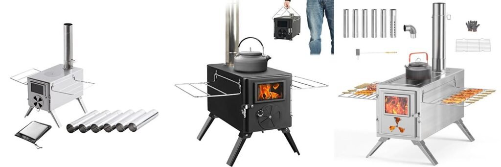 Hot Tent Stove combined image