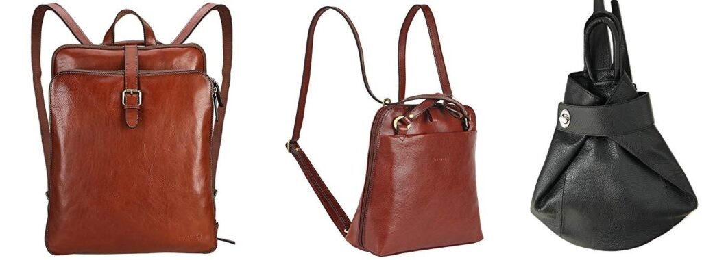 Italian Leather Backpacks combined image
