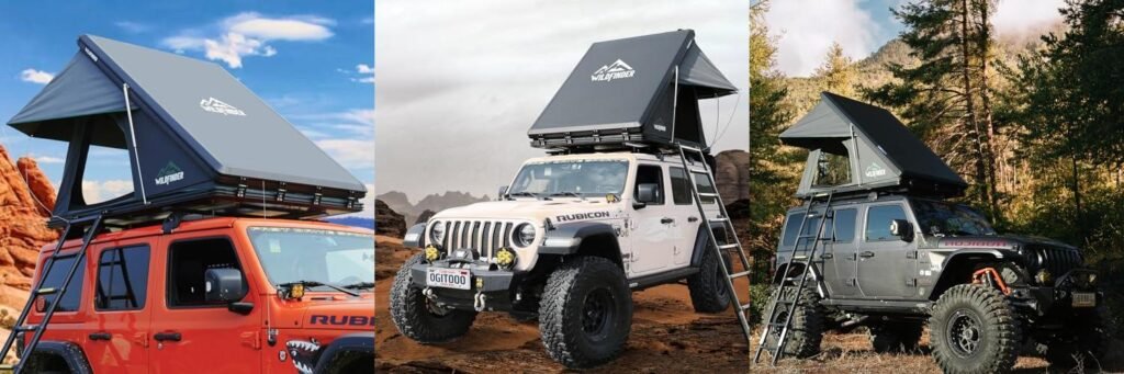 Jeep Roof Top Tent combined image