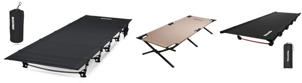 Lightweight Camp Cot combined image