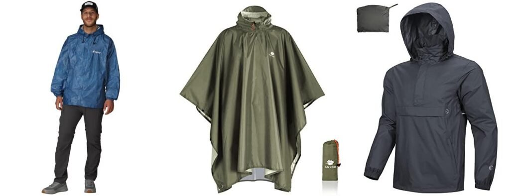 Lightweight Rain Jacket For Backpacking combined image