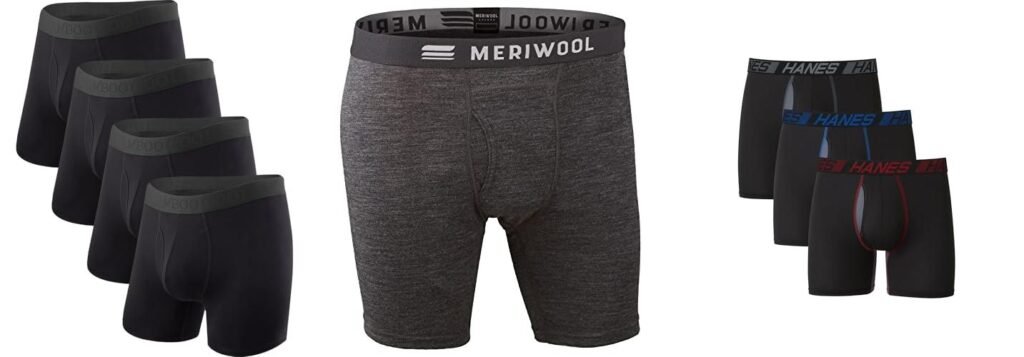 Mens Underwear For Backpacking combined image