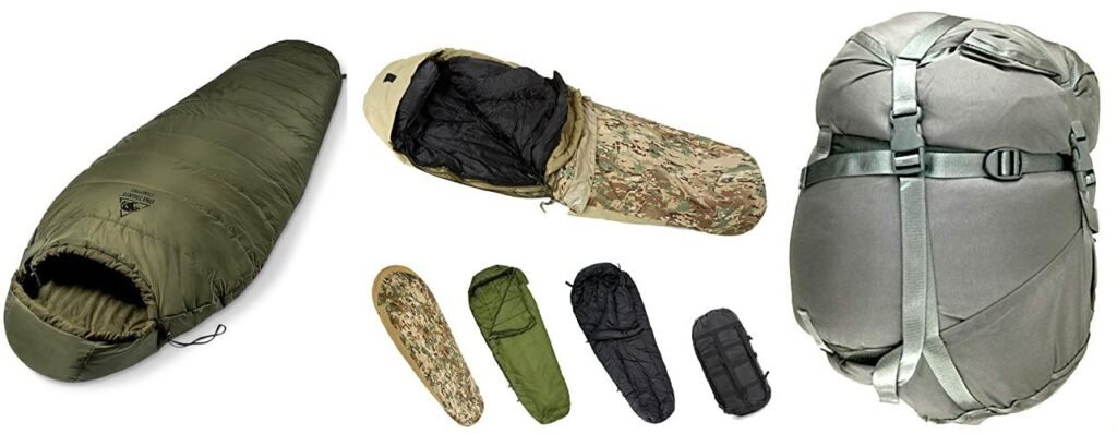 Military Sleeping Bag combined image