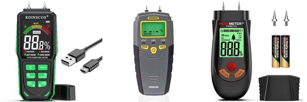 Moisture Content For Firewood combined image