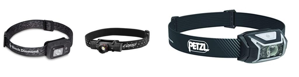 Mountaineering Headlamp combined image