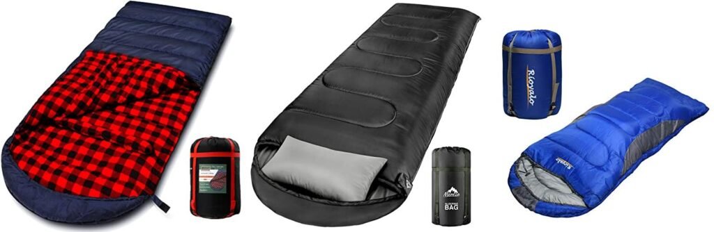 O Degree Sleeping Bag combined image