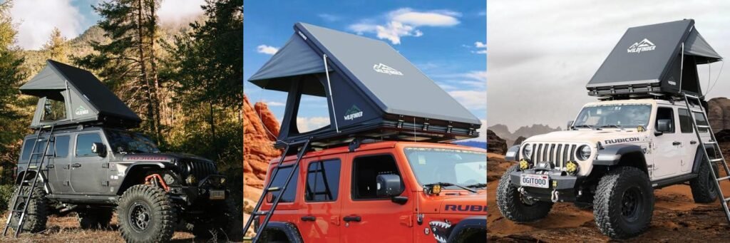 Rooftop Tent For Subaru Outback combined image