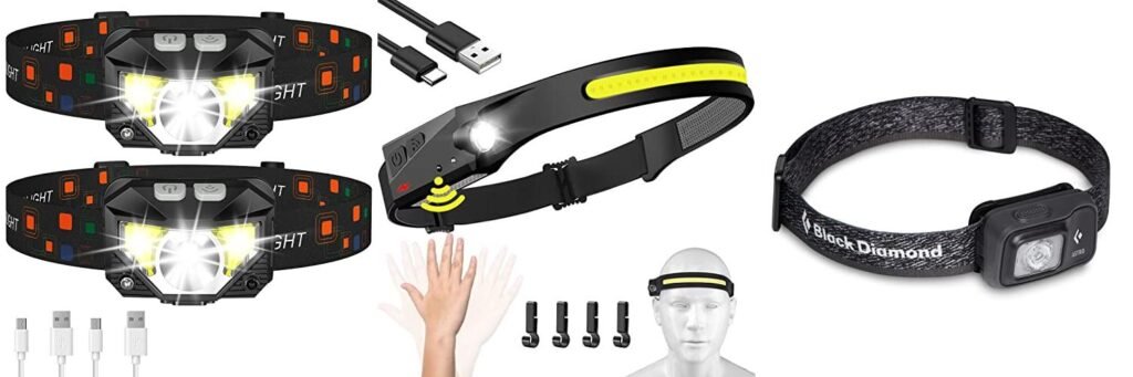 Running Headlamps combined image