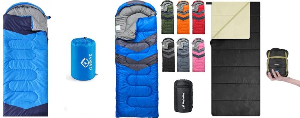 Summer Sleeping Bags combined image