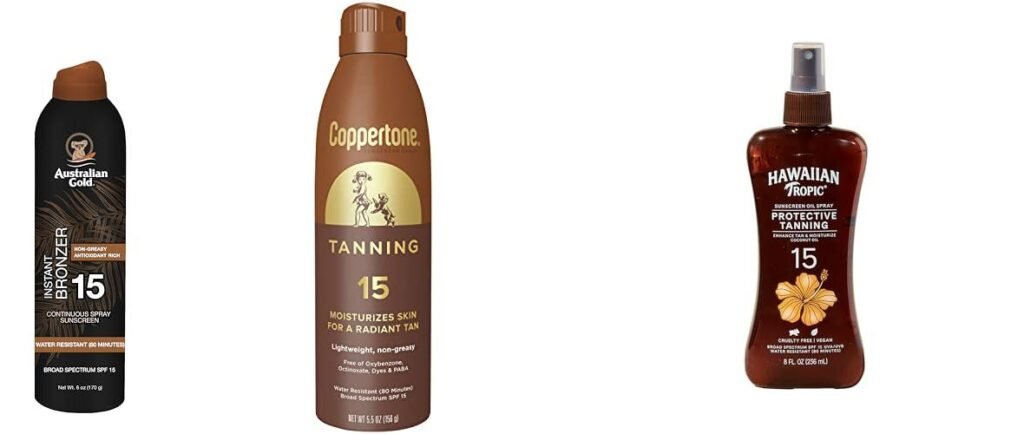 Sunscreen For A Spray Tan combined image