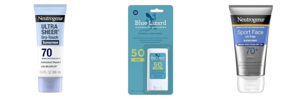 Sunscreen For Backpacking combined image