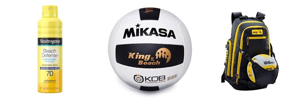 Sunscreen For Beach Volleyball combined image