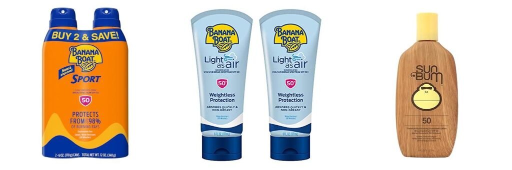 Sunscreen For Boating combined image