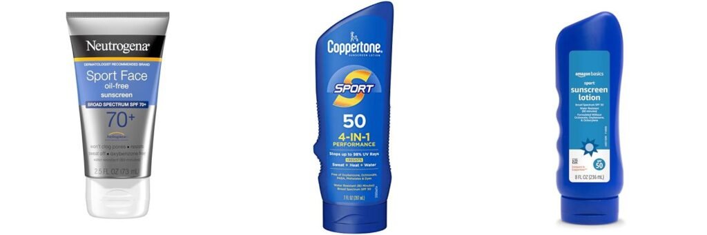 Sunscreen For Cycling combined image