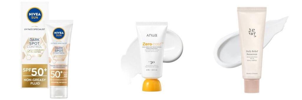 Sunscreen For Pigmentation combined image