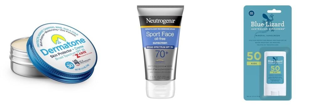Sunscreen For Skiing combined image