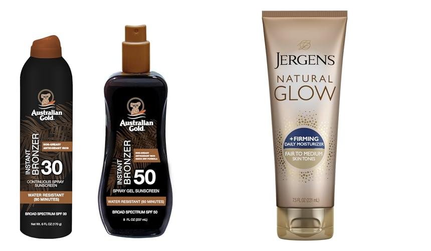 Sunscreen Self Tanner combined image