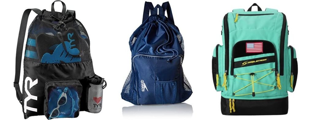 Swimming Backpack combined image