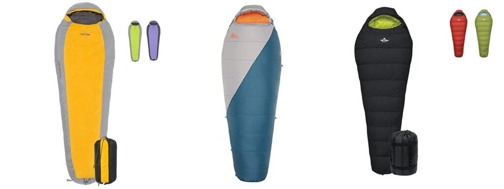 Synthetic Backpacking Sleeping Bag combined image