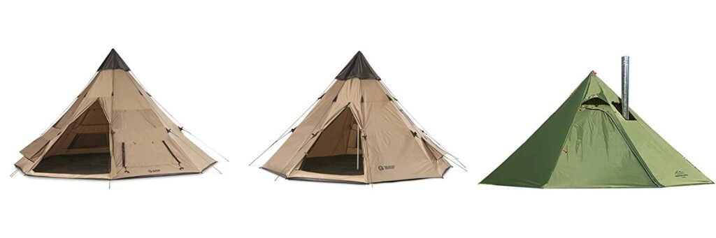 Teepee Tent For Camping combined image