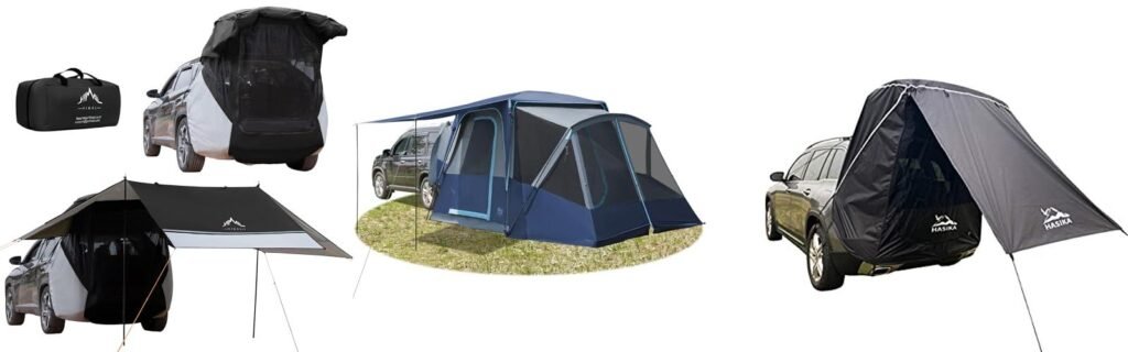 Tent For Subaru Outback combined image