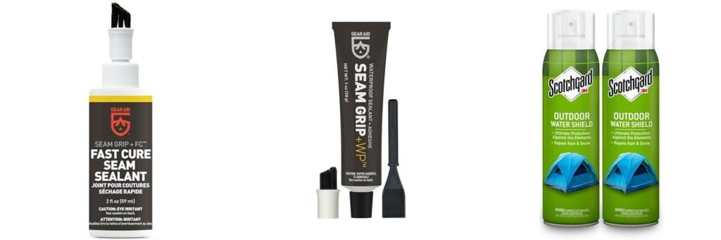 Tent Seam Sealer combined image