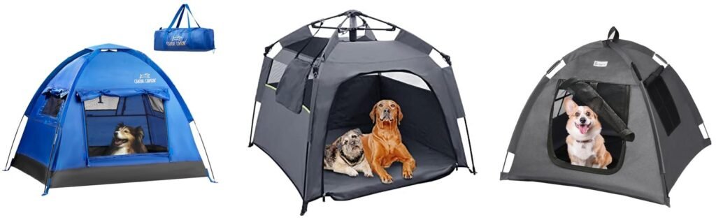 Tents For Camping With A Dog combined image