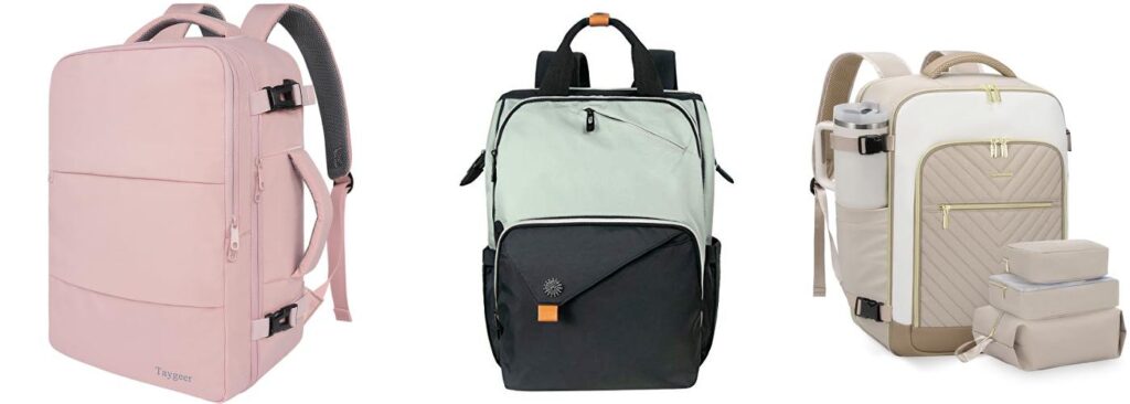 Travel Backpack For Moms combined image