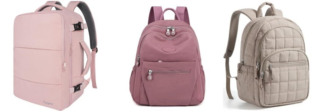 Travel Backpack For Petite Female combined image