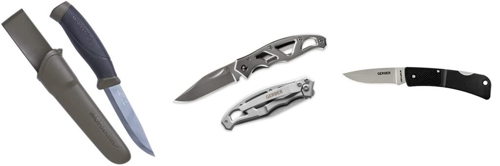 Ultralight Backpacking Knife combined image