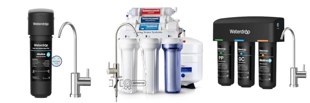 Under Sink Alkaline Water Filter combined image