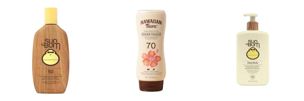 Vegan Sunscreen combined image