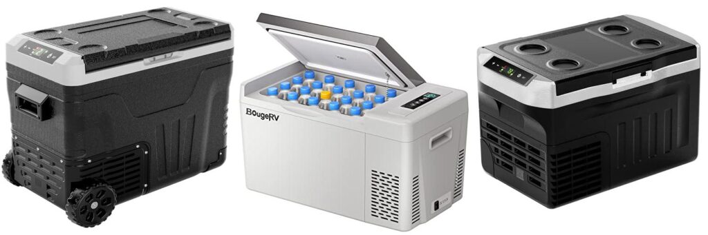 12 Volt Cooler For Camping combined image