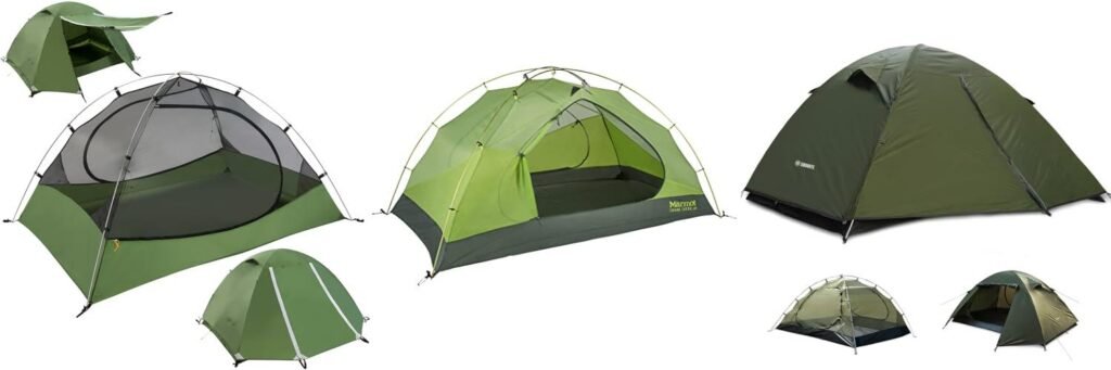 2 Person Backpacking Tents combined image