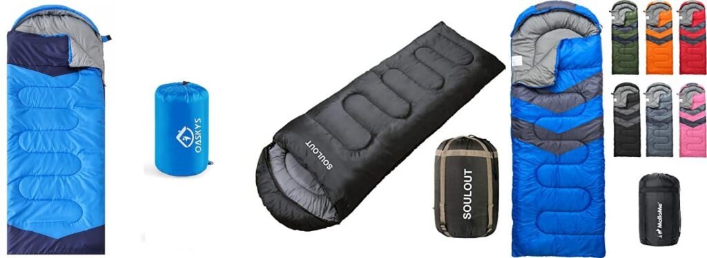 3 Season Sleeping Bag combined image