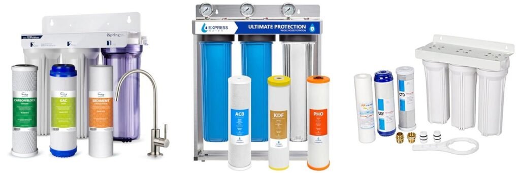 3 Stage Water Filter combined image