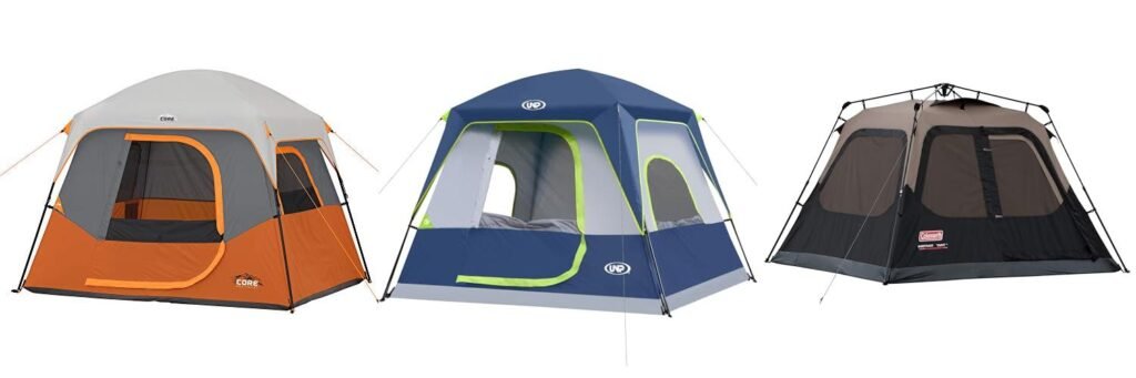 4 Person Cabin Tent combined image