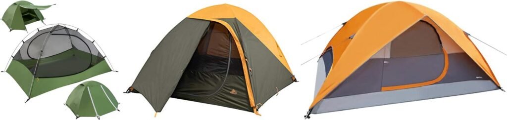 4 Person Hiking Tent combined image