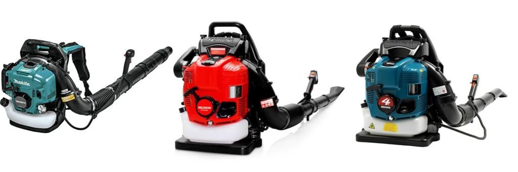 4 Stroke Backpack Blower combined image