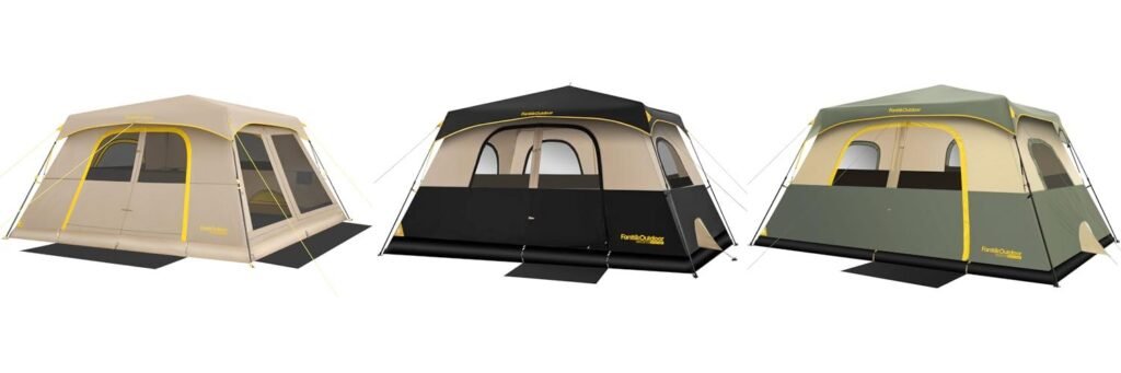 8 Person Instant Tent combined image